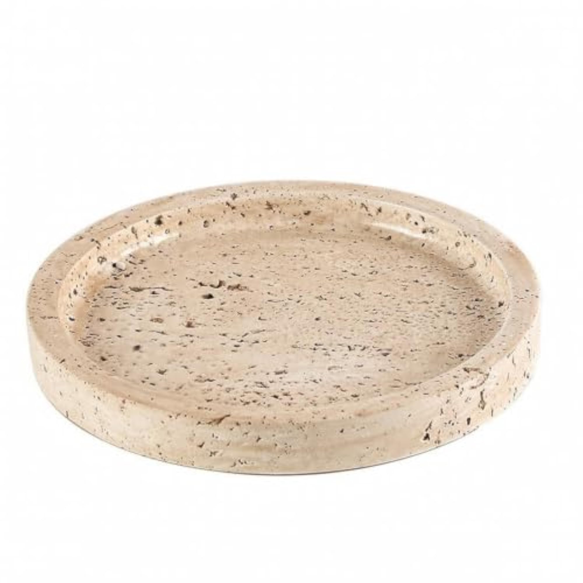 Stone-Look Decorative Tray, Multifunctional Serving Piece